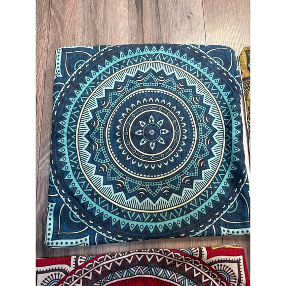 4 Throw Pillow Cases Retro MCM Print Vibrant Colorful Unbranded READ - Picture 5 of 9